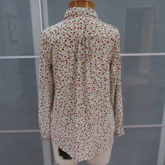 Zara Button Front Blouse - Picture 3 of 5